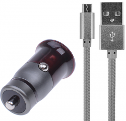   LDNIO C304Q Car charger 1USB 1A + MicroUsb cable White