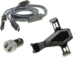  Rock Car Gadgets Set Grey