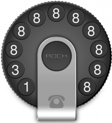  Rock Temporary Parking Number Plate Silver (RPH0847-Silver)