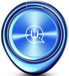 Usams US-ZJ027 Gyro ring holder with CD stripe Blue (ZJ27ZJ03) Фото Usams US-ZJ027 Gyro ring holder with CD stripe Blue (ZJ27ZJ03)