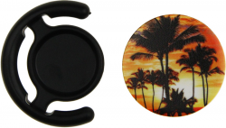     TOTO Popsocket plastic BNS 240 Palm Trees Black