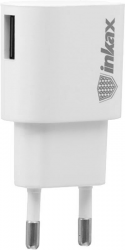  INKAX CD-08 Travel charger + iPhone4 cable 1USB 1A White