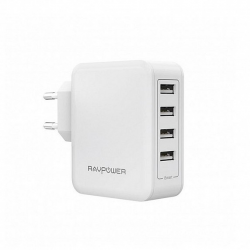 RAVPower USB 40W USB Plug Wall Charger White (RP-PC026WH) Фото RAVPower USB 40W USB Plug Wall Charger White (RP-PC026WH)