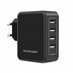 RAVPower USB 40W USB Plug Wall Charger, Black (RP-PC026BK) Фото RAVPower USB 40W USB Plug Wall Charger, Black (RP-PC026BK)