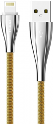  Rock metal Lightning data cable 0,3M Gold (RCB0485-Gold)