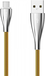  Rock metal Type-C data cable 0,3M Gold (RCB0486-Gold)