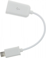  TOTO TKZ-01 OTG cable micro USB 0,16m White