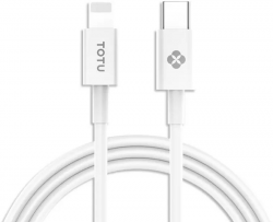  TOTU Glory Series-PD Quick Charge Type-C-Lightning Cable 1,2m White