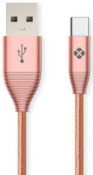  TOTU LI22 Fuitful Series Zinc Alloy Version Type-C Cable 1m Rose Gold