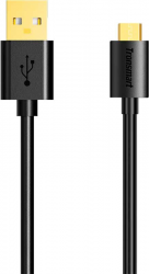   Tronsmart MUS01 Premium USB Cable 0.3m With Gold-Plated Connectors Black