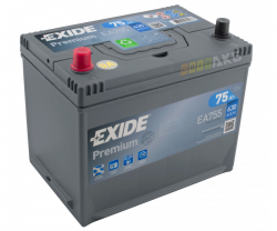   Exide Premium 6-75  (EA755)