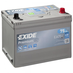   Exide Premium 6-75   (EA754)