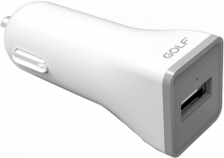   GOLF GF-C1 Car charger + Micro cable 1USB 1A White