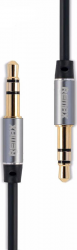 Кабель Remax L100/L200 3.5mm Aux Jack Cable 2m Black Фото Кабель Remax L100/L200 3.5mm Aux Jack Cable 2m Black