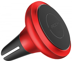  Rock Universal Air Vent Magnetic Car Mount Aluminum Red (RPH0827-Red)