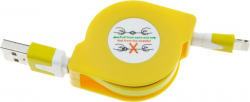  TOTO TKX-67 Flat USB cable Lightning 1m Yellow