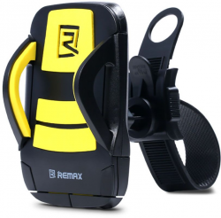Тримач для телефона Remax RM-C08 Bicycle Phone Holder Black/Yellow Фото Тримач для телефона Remax RM-C08 Bicycle Phone Holder Black/Yellow