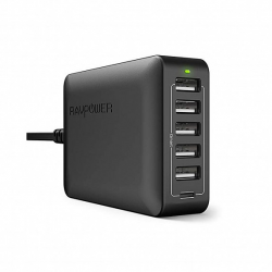 RAVPower 6 Port USB Type C Wall Charger, iSmart 2.0 Compatible with iPhone (RP-PC033BK) Фото RAVPower 6 Port USB Type C Wall Charger, iSmart 2.0 Compatible with iPhone (RP-PC033BK)