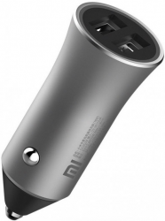   Xiaomi Fast Car Charger QC 3.0 (18W, 2USB) Silver (CC05ZM/GDS4092CN/GDS4104GL)