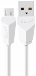  GOLF GC-27M Diamond USB cable microUSB 2m White