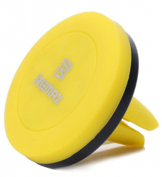 Тримач для телефона Remax RM-C10 Black/Yellow Фото Тримач для телефона Remax RM-C10 Black/Yellow
