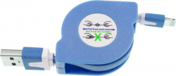  TOTO TKX-67 Flat USB cable Lightning 1m Blue