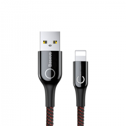  Baseus C-shaped Light Intelligent Power-Off Cable Black (CALCD-01)