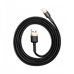 Baseus Kevlar Lightning Cable 2m Gold (CALKLF-CV1) Фото Baseus Kevlar Lightning Cable 2m Gold (CALKLF-CV1)