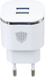 INKAX CD-20 Travel charger + Micro cable 2USB 2.4A White Фото INKAX CD-20 Travel charger + Micro cable 2USB 2.4A White