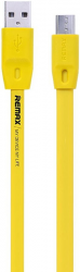 Кабель Remax Full Speed Micro-USB 1M Yellow Фото Кабель Remax Full Speed Micro-USB 1M Yellow