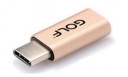   GOLF GS-31 microUSB to Type-C Gold