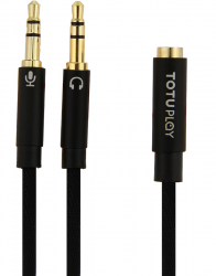 ���� ���������� TOTU AU05 3.5 Interface - 2 x 3.5 Connectors Black