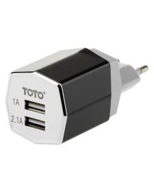   TOTO TZR-09 Travel charger 2USB 3,1A Black/Silver