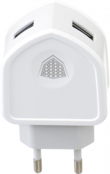 INKAX CD-18 Travel charger + Micro cable 2USB 2.1A White Фото INKAX CD-18 Travel charger + Micro cable 2USB 2.1A White