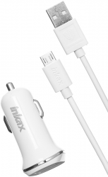   Inkax CD-12 Car charger + Micro cable 1USB 2.1A White