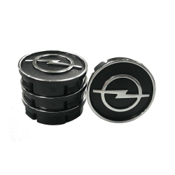 Заглушка колісного диска Opel 60x55 чорний ABS пластик (4шт) (50009) Фото Заглушка колісного диска Opel 60x55 чорний ABS пластик (4шт) (50009)