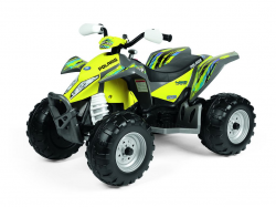 Дитячий квадроцикл Peg-Perego Polaris Outlaw Citrus Фото Дитячий квадроцикл Peg-Perego Polaris Outlaw Citrus