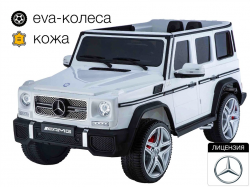 Дитячий електромобіль Kidsauto Mercedes-Benz G65 AMG White Фото Дитячий електромобіль Kidsauto Mercedes-Benz G65 AMG White