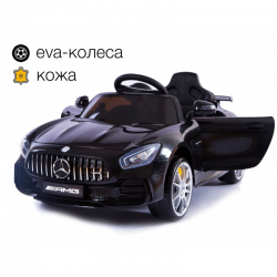 Дитячий електромобіль Kidsauto Mercedes-Benz GTR AMG Black Фото Дитячий електромобіль Kidsauto Mercedes-Benz GTR AMG Black