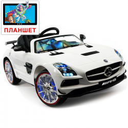Дитячий електромобіль Kidsauto Mercedes-Benz SLS AMG White Фото Дитячий електромобіль Kidsauto Mercedes-Benz SLS AMG White