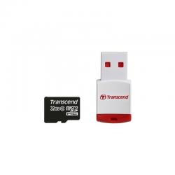   ' microSDHC 32Gb Transcend Class 10 (+ RDP3 Card Reader) (TS32GUSDHC10-P3)