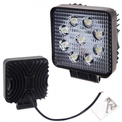 Фара прожектор LML-K0727 SPOT (9led*3w) 105mm*105mm Фото Фара прожектор LML-K0727 SPOT (9led*3w) 105mm*105mm