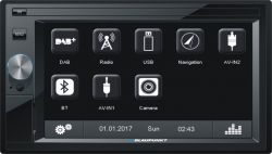   Blaupunkt Oslo 370 DAB (Nav ready) piano black finished frame