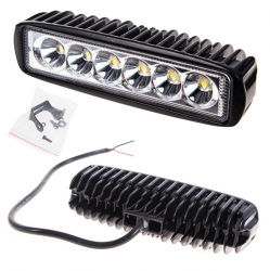Фара прожектор LML-K1918 FLOOD (6Led*3w) 160mm*45mm Фото Фара прожектор LML-K1918 FLOOD (6Led*3w) 160mm*45mm