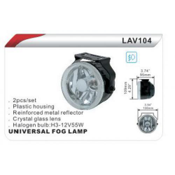 Фара додаткова DLAA 104 W/H3-12V-55W/D=100mm (компл) Фото Фара додаткова DLAA 104 W/H3-12V-55W/D=100mm (компл)