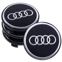 Заглушка колісного диска AUDI 68x65 дута з бортиком (4шт) (SAK 12/001) Фото Заглушка колісного диска AUDI 68x65 дута з бортиком (4шт) (SAK 12/001)