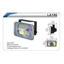    DLAA 186 BL/H3-12V-55W/123*72mm ()