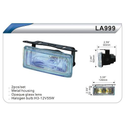 Фара додаткова DLAA 999 BL/H3-12V-55W/129*53mm (компл) Фото Фара додаткова DLAA 999 BL/H3-12V-55W/129*53mm (компл)