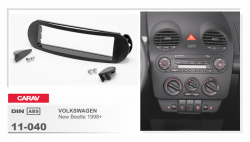 Рамка перехідна Carav 11-040 VW New Beatle (98->) 1DIN Фото Рамка перехідна Carav 11-040 VW New Beatle (98->) 1DIN