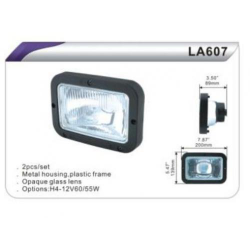    DLAA 607 W/H4-12V-60/55W/200*139mm (.)
